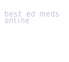 best ed meds online