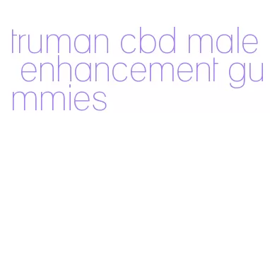 truman cbd male enhancement gummies