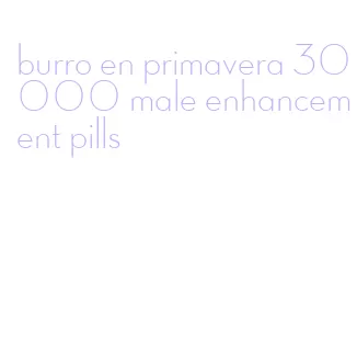 burro en primavera 30000 male enhancement pills