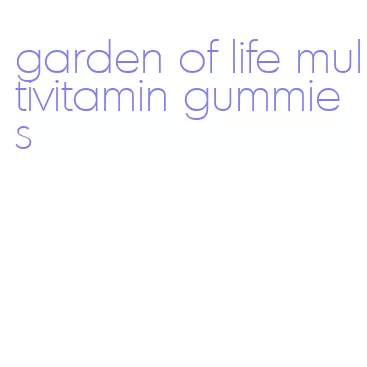 garden of life multivitamin gummies